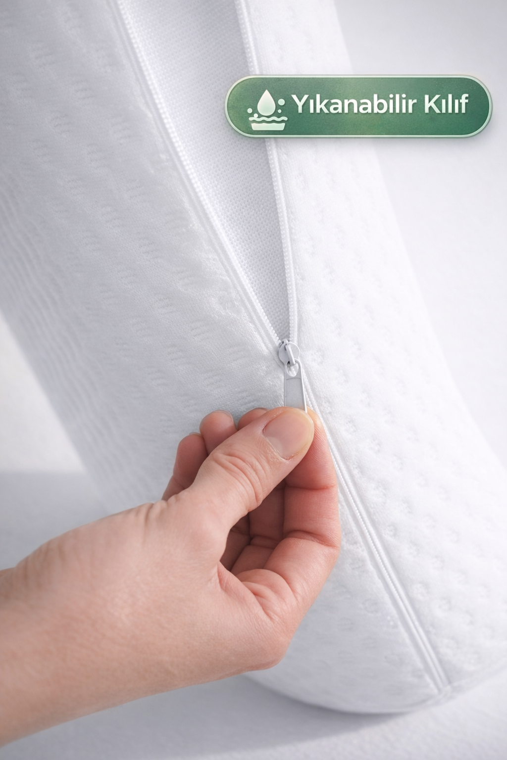 [ORTOPEDİO] Çift Boyun Destekli Ortopedik Visco Yastık 52x32x12-10cm