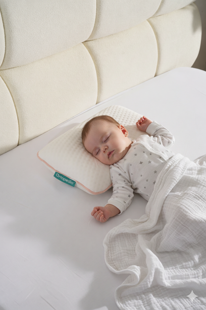 [ORTOPEDİO] Çocuk Ortopedik Visco Yastık 38x26-8 cm | 1-10 Yaş Uyumlu