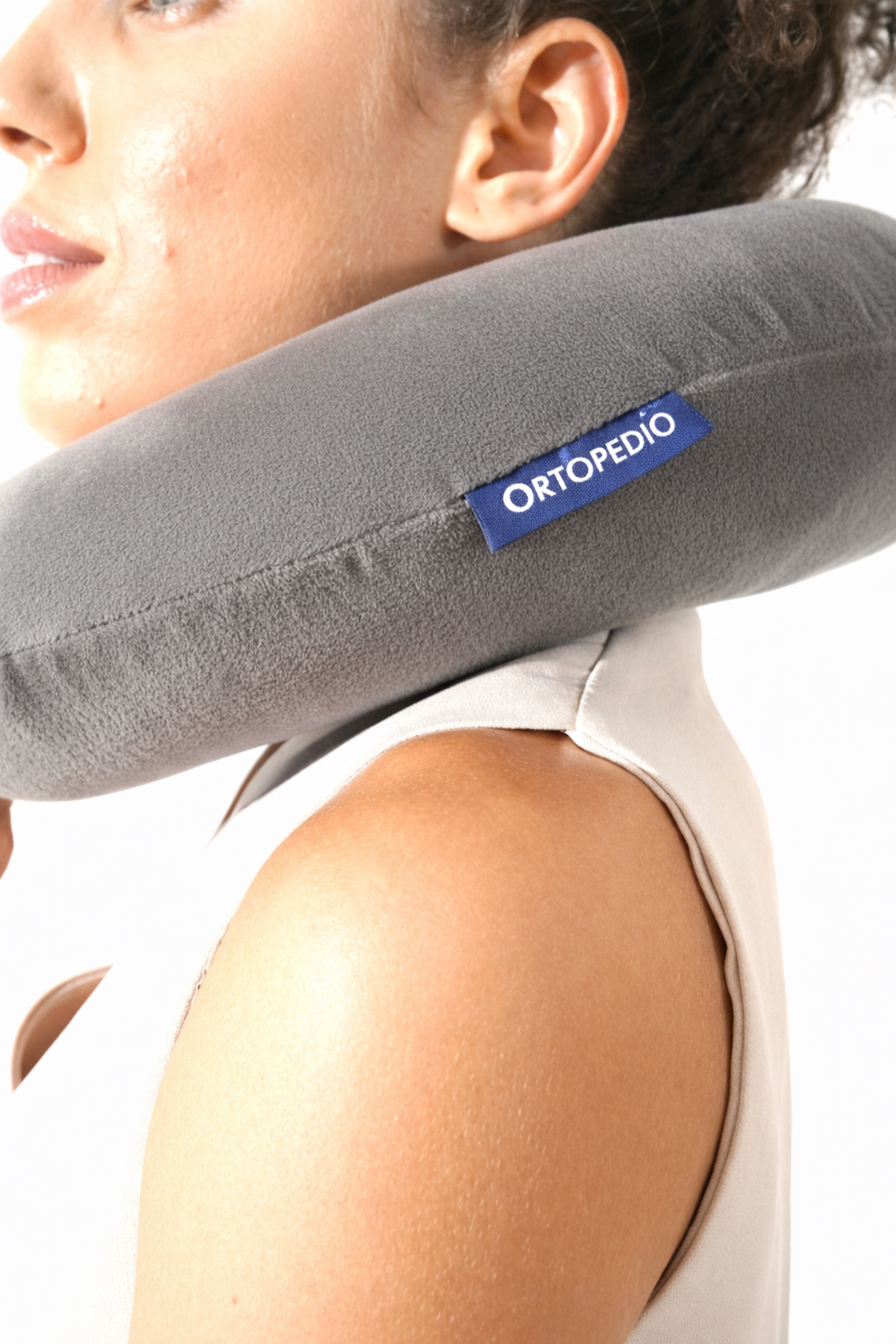 [ORTOPEDİO] Seyahat Yolculuk Yastığı Boyunluk Araç Içi Visco Yastık