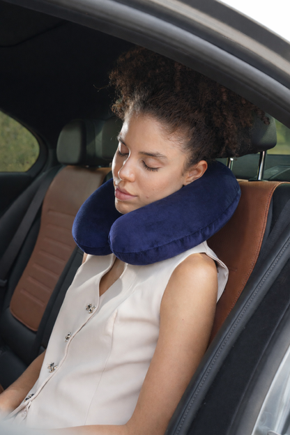 [ORTOPEDİO] Seyahat Yolculuk Yastığı Boyunluk Araç Içi Visco Yastık
