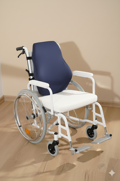 [ORTOPEDİO] Anatomik Ortopedik Visco Bel Destek Yastığı Kilitli Sabitleme Lastiği, Ofis, Araba