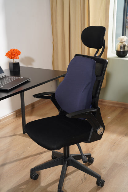 [ORTOPEDİO] Anatomik Ortopedik Visco Bel Destek Yastığı Kilitli Sabitleme Lastiği, Ofis, Araba